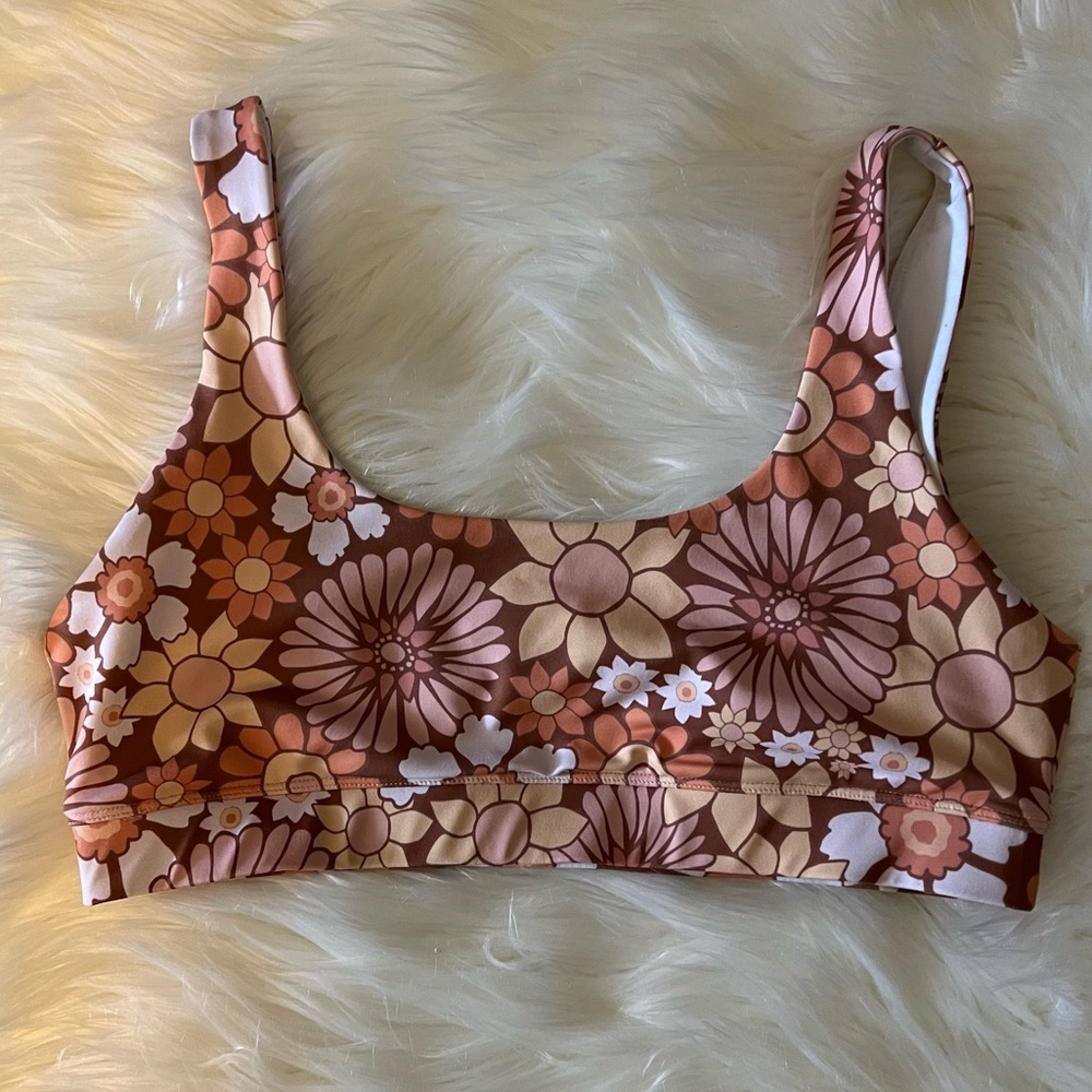 Kavala Flower Power Scoop Sports Bra